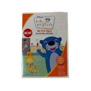 Disney Baby Einstein My First Signs See and Sign with Baby DVD New Sealed